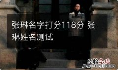 张琳名字打分118分 张琳姓名测试