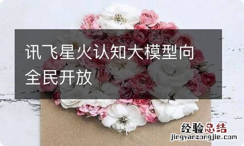 讯飞星火认知大模型向全民开放