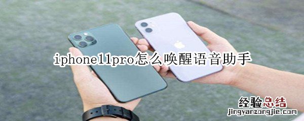 iphone11pro怎么唤醒语音助手