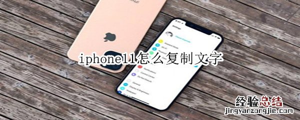 iphone11怎么复制文字