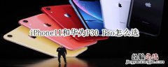 iPhone11和华为P30Pro怎么选