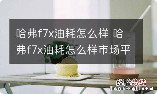 哈弗f7x油耗怎么样 哈弗f7x油耗怎么样市场平价