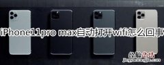 iPhone11pro max总是自动打开wifi