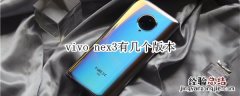 vivo nex3有几个版本