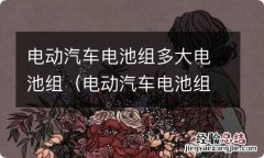 电动汽车电池组有多重 电动汽车电池组多大电池组