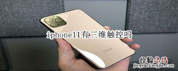 iphone11有三维触控吗