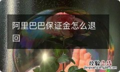 阿里巴巴保证金怎么退回