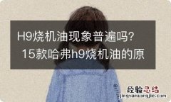 H9烧机油现象普遍吗？ 15款哈弗h9烧机油的原因