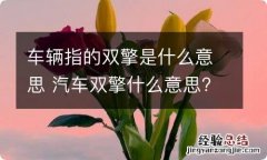 车辆指的双擎是什么意思 汽车双擎什么意思?