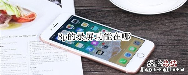 8p的录屏功能在哪