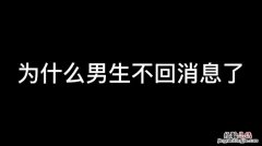 男生不回信息说明什么