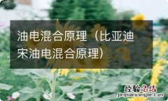 比亚迪宋油电混合原理 油电混合原理