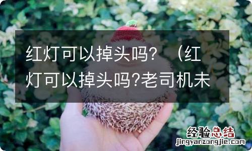 红灯可以掉头吗?老司机未必知道! 红灯可以掉头吗？