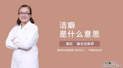 洁癖是什么意思