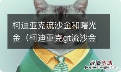 柯迪亚克gt流沙金和曙光金 柯迪亚克流沙金和曙光金