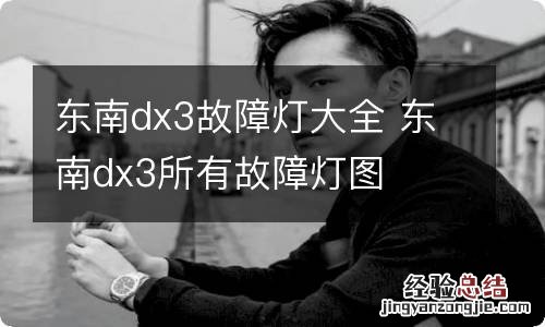 东南dx3故障灯大全 东南dx3所有故障灯图