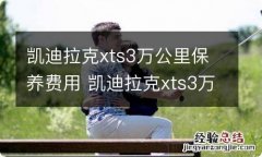 凯迪拉克xts3万公里保养费用 凯迪拉克xts3万公里保养项目