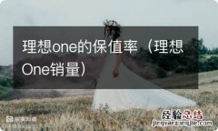 理想One销量 理想one的保值率