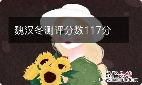 魏汉冬测评分数117分