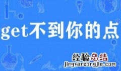 get什么意思网络上的 网络流行语get什么意思