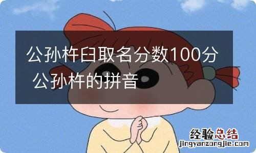 公孙杵臼取名分数100分 公孙杵的拼音