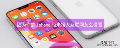 因为你的iPhone尚未接入互联网怎么设置