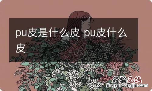 pu皮是什么皮 pu皮什么皮