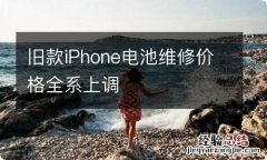 旧款iPhone电池维修价格全系上调