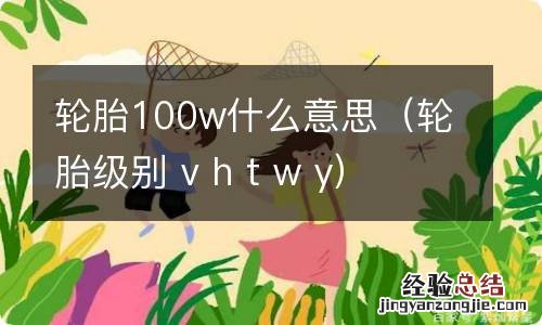 轮胎级别 v h t w y 轮胎100w什么意思