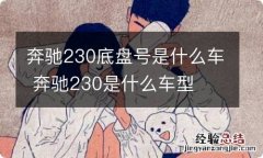 奔驰230底盘号是什么车 奔驰230是什么车型