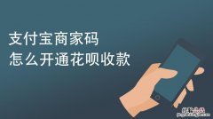 申请支付宝收款码可以收花呗吗