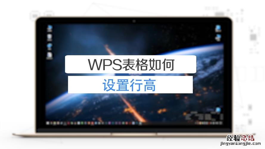 wps的行高在哪里设置