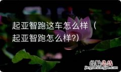 起亚智跑怎么样? 起亚智跑这车怎么样