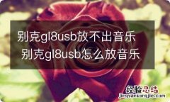 别克gl8usb放不出音乐 别克gl8usb怎么放音乐