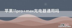 iPhone11pro max充电器通用吗