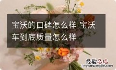 宝沃的口碑怎么样 宝沃车到底质量怎么样