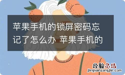 苹果手机的锁屏密码忘记了怎么办 苹果手机的锁屏密码忘记了如何解决