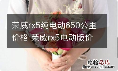 荣威rx5纯电动650公里价格 荣威rx5电动版价格