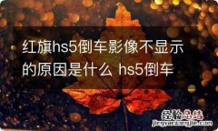 红旗hs5倒车影像不显示的原因是什么 hs5倒车影像没有反应