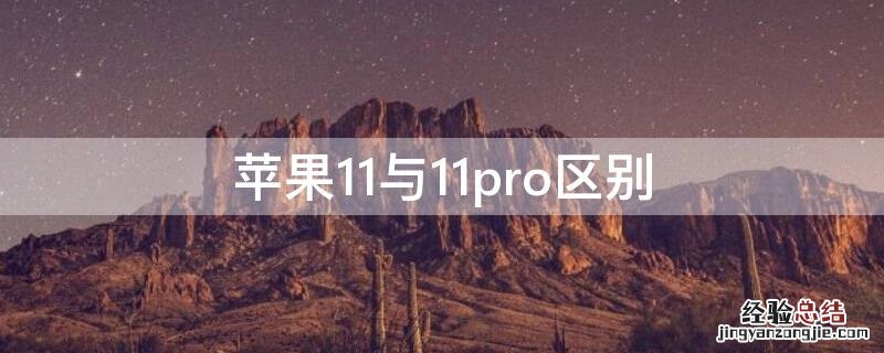 iPhone11与11pro区别