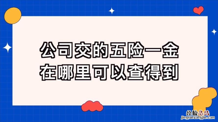 公司五险一金在哪里办理