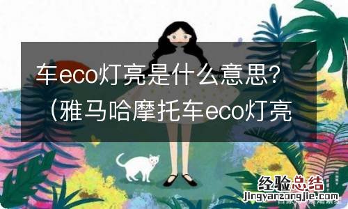 雅马哈摩托车eco灯亮是什么意思 车eco灯亮是什么意思?