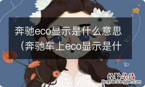 奔驰车上eco显示是什么意思 奔驰eco显示是什么意思