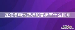 瓦尔塔电池蓝标和黄标有什么区别