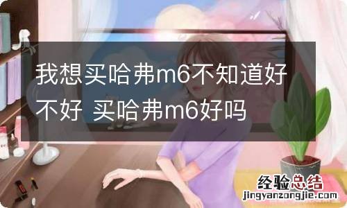 我想买哈弗m6不知道好不好 买哈弗m6好吗