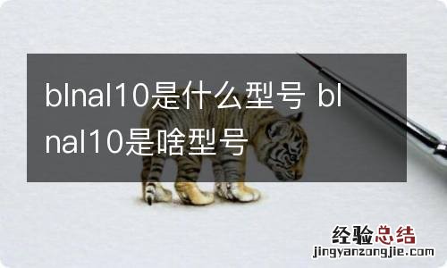 blnal10是什么型号 blnal10是啥型号