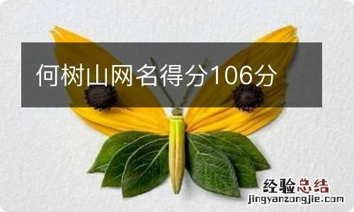 何树山网名得分106分