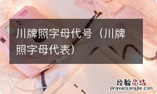 川牌照字母代表 川牌照字母代号