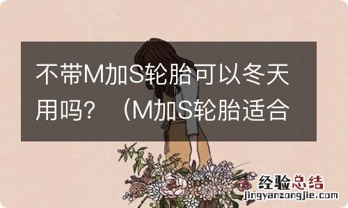 M加S轮胎适合夏天使用吗 不带M加S轮胎可以冬天用吗？