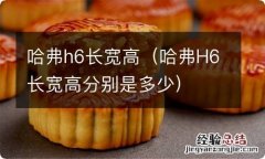 哈弗H6长宽高分别是多少 哈弗h6长宽高